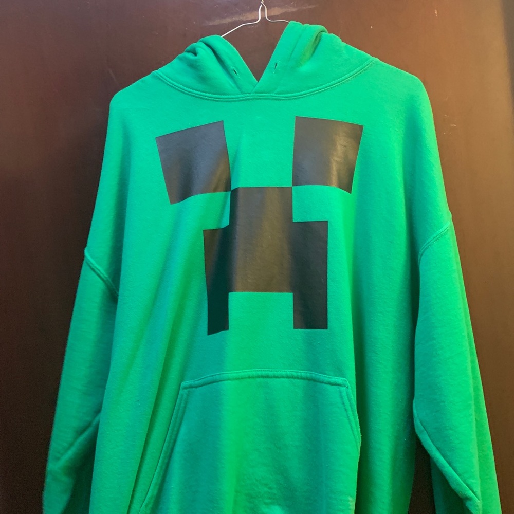 Minecraft Creeper Hoodie size L